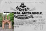 Monopol-Metropole Hotel_Bes. Ernst Enke_Schlossstraße_Werbekarte A