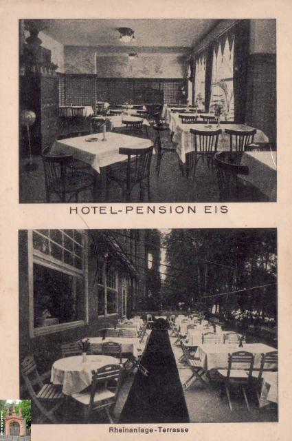 Eis Hotel Pension_Mainzerstr. 105 und Rheinanlagen