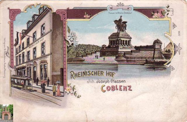 Rheinischer Hof_Inh. Joseph Classen_Rheinstraße 9_um 1900