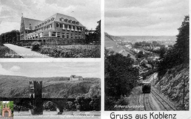 Stadtwald Rittersturz Berghotel 1937