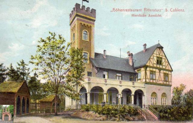 Stadtwald Rittersturz Höhenrestaurant ca. 1915