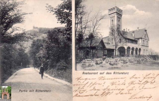 Stadtwald Rittersturz 1909